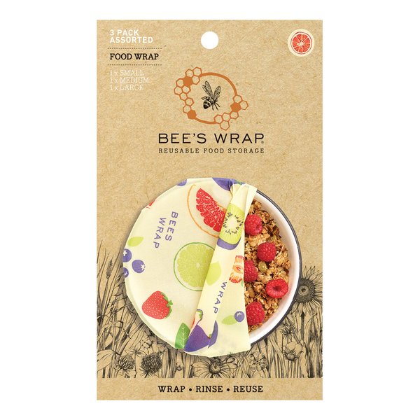 Bee's Wrap 3-pakkaus Fresh Fruit