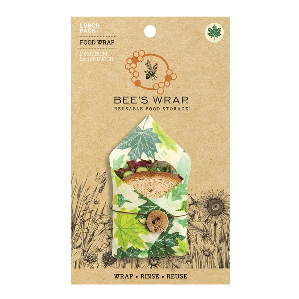 Bee's Wrap Lunch Pack 3-pakkaus